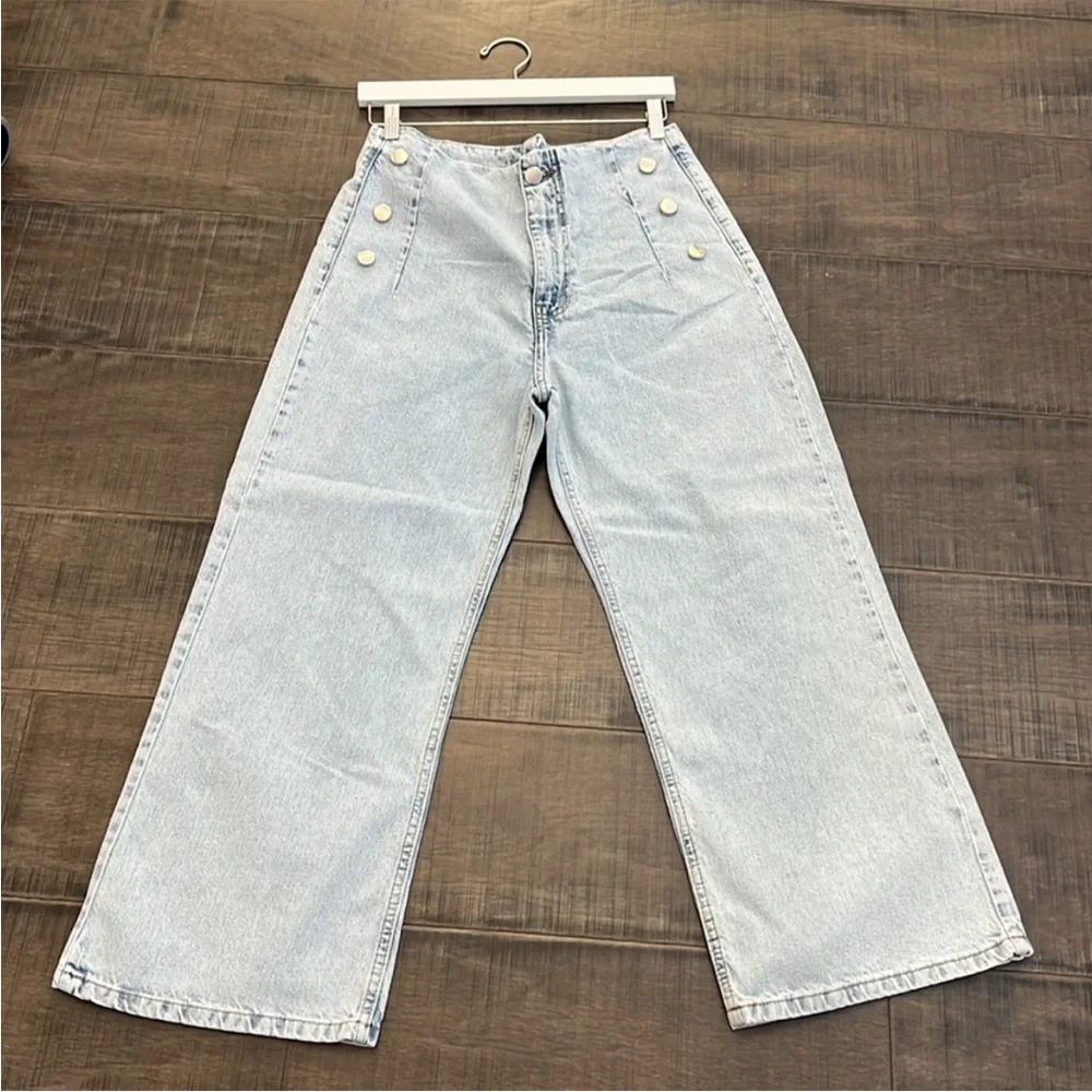 It’s Basic 1981 High Rise Cropped Wide Leg Jeans - Picture 13 of 13
